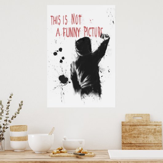 Poster Pas drôle (Cuisine)