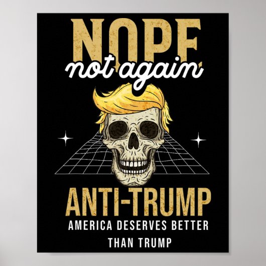 Poster Pas encore Anti-Trump 2024 (Devant)