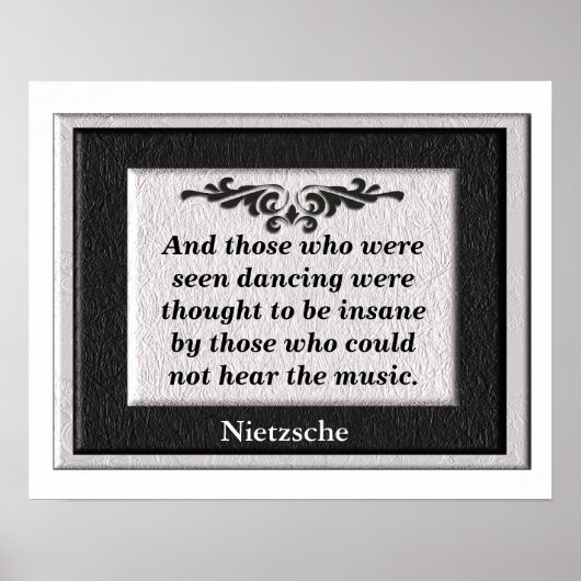 Poster Pas entendre la musique (Devant)