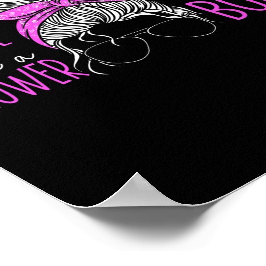 Poster Pas Fragile Comme Une Fleur Fragile Comme Une Bomb (Coin)