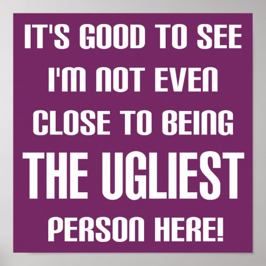 Poster Pas l'affiche la plus horrible (Devant)