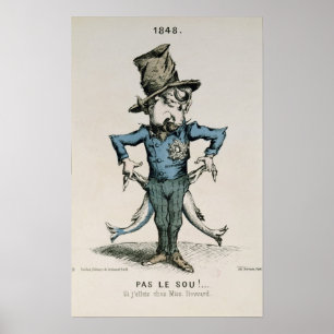 Poster Pas le sou ! Mlle Howard'de chez de j'allais de SI