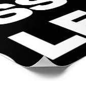 Poster Pas ma leçon à apprendre (Coin)