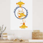 Poster pas mon cirque, pas mes singes ! (Cuisine)