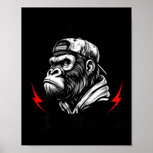 Poster Pas mon cirque pas mes singes je connais tous les