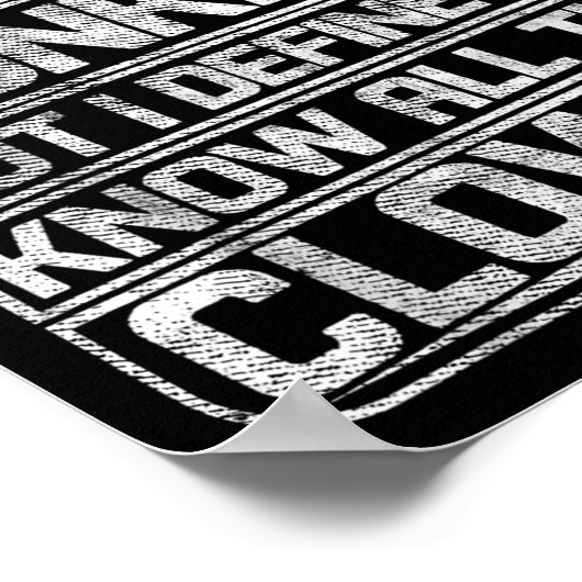 Poster Pas Mon Cirque Pas Mes Singes Mais Je Connais Tout (Coin)