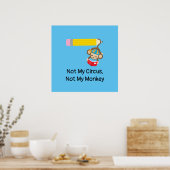 Poster Pas mon cirque, pas mon singe (Cuisine)