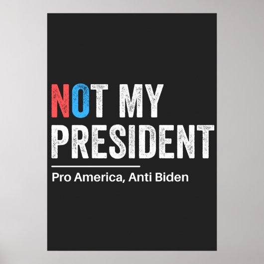Poster Pas mon président (Devant)