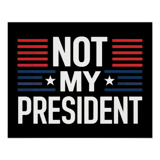 Poster Pas Mon Président (Devant)