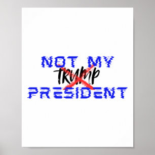 Poster Pas mon président (dis non au facisme)
