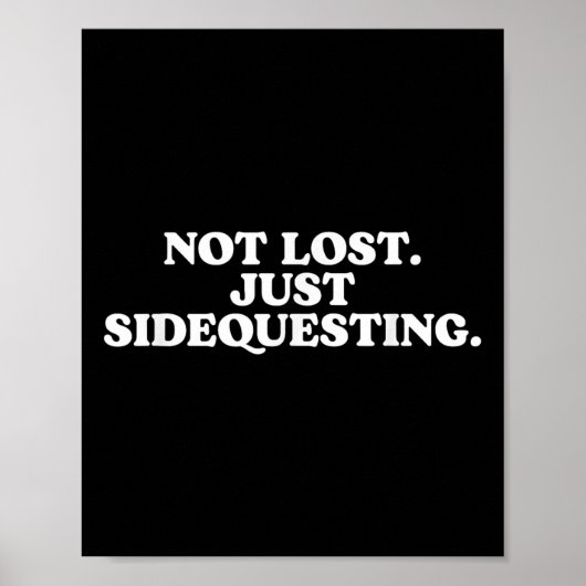 Poster Pas Perdu, Juste une Quête Secondaire - Rave Edm D (Devant)
