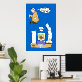 Poster Pas question (Bureau à domicile)