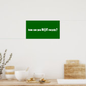 Poster Pas recycler ? (Cuisine)