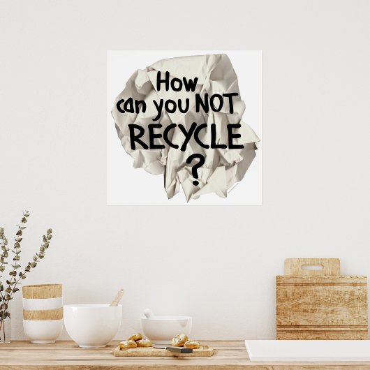 Poster Pas recycler ? (Cuisine)