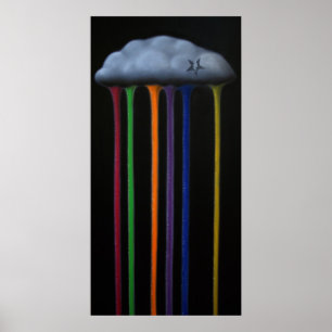 Poster pas sans copie d'art de tempête