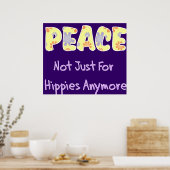 Poster Pas Seulement Pour Les Hippies (Cuisine)