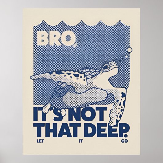 Poster Pas si profond (Devant)