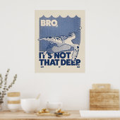 Poster Pas si profond (Cuisine)