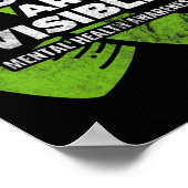 Poster Pas toutes les blessures Visible Santé mentale Sen (Coin)