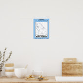 Poster "Pas un échec, juste un travail en cours" (Cuisine)
