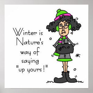 Poster Pas un fan d'hiver