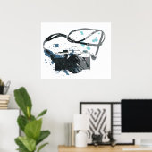 Poster Pas un touriste (Bureau à domicile)