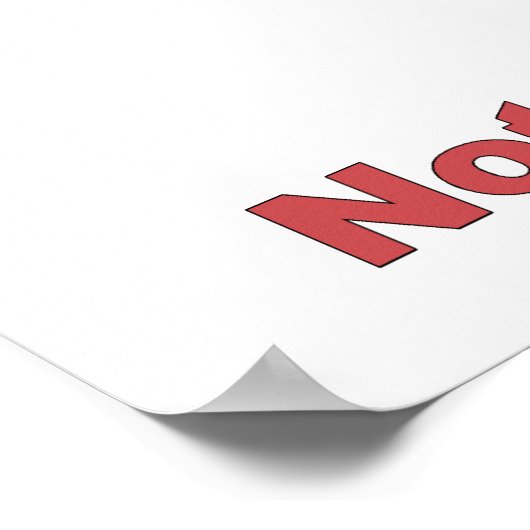 Poster Pas une option de cricket (Coin)