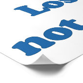 Poster Pas une option Ping Pong (Coin)