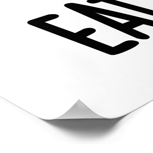 Poster Pas Upsetti Manger Spaghetti Drôle Pun De Nourritu (Coin)