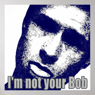 Poster Pas votre langue Bob
