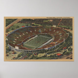 Poster Pasadena, la Californie - le Rose Bowl