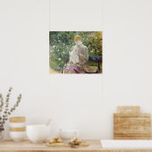 Poster Pasie couture dans le jardin de Bougival, 1881 (Cuisine)