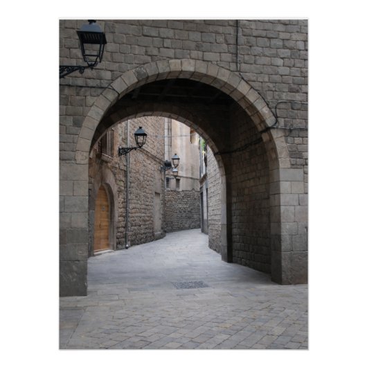 Poster Passage de Barcelone — Passage vertical (Devant)