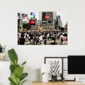 Poster Passage de Shibuya (Bureau à domicile)