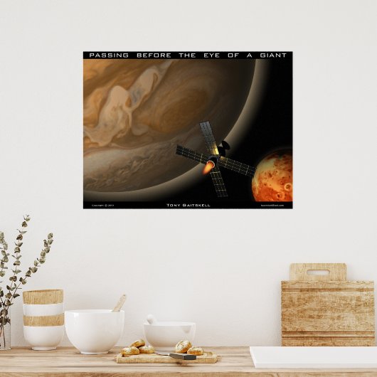 Poster Passage devant l'oeil d'un géant (Cuisine)