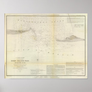 Poster Passage d'île de klaxon