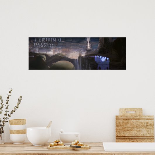 Poster Passage Terminal 2 large (Cuisine)