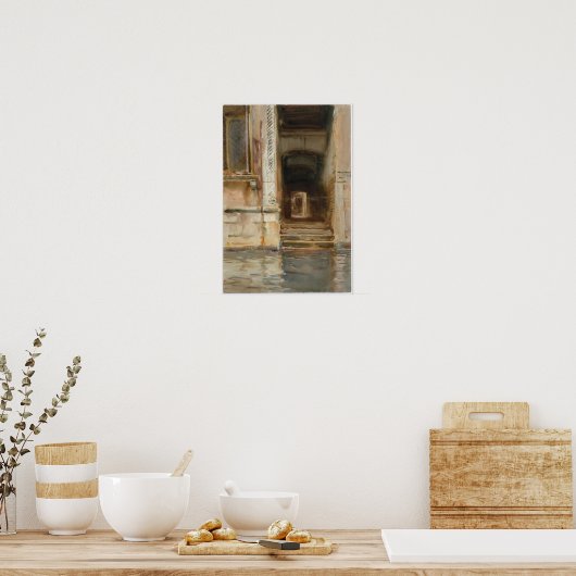 Poster Passage vénitien (Cuisine)
