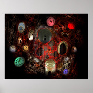 Poster Passages de temps dans la couleur