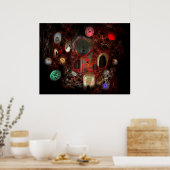 Poster Passages de temps dans la couleur (Cuisine)