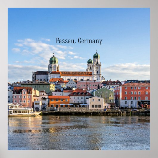 Poster Passau, Allemagne paysage (Devant)