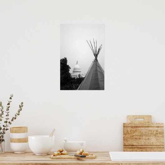 Poster Passé et présent (Cuisine)