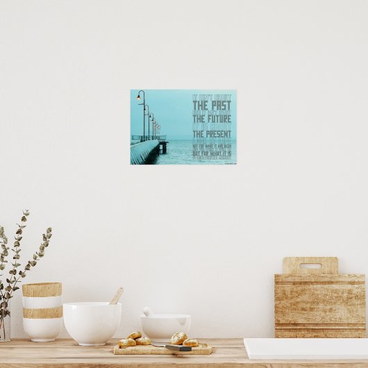 Poster Passé, présent, futur - Couleur (Cuisine)