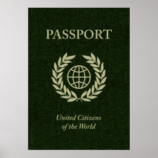 Poster passeport vert