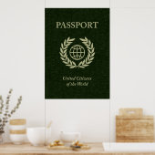 Poster passeport vert (Cuisine)