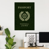 Poster passeport vert (Bureau à domicile)