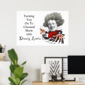 Poster Passer À La Musique Classique (Bureau à domicile)