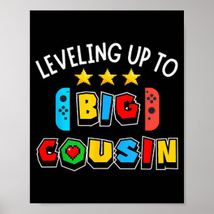 Poster Passer au Grand Cousin Vidéo de Jeu de Jeu Drôle