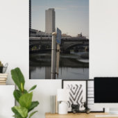 Poster Passer le monde inversé des réflexions (Bureau à domicile)