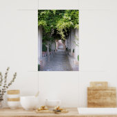 Poster Passerelle couverte de feuillage, Espagne (Cuisine)